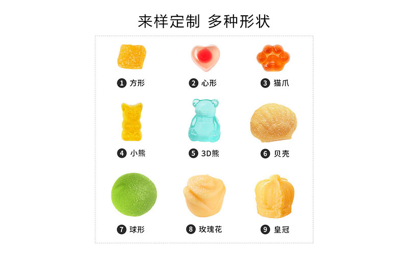 軟糖OEM代加工，營養(yǎng)更美味